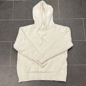 UGG Cozy White Hooded Sweater